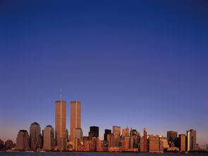 紐約都市夜景 服務(wù)業(yè)發(fā)展的璀璨鏡像